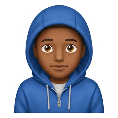 Guy in a hoodie with grills sticker