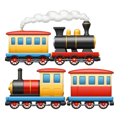  toy car and train sticker