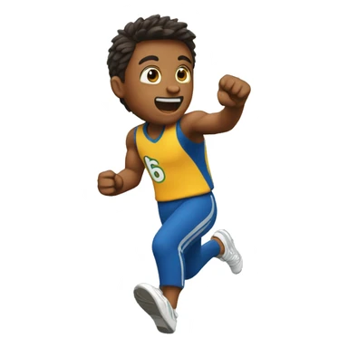 running hits door sticker