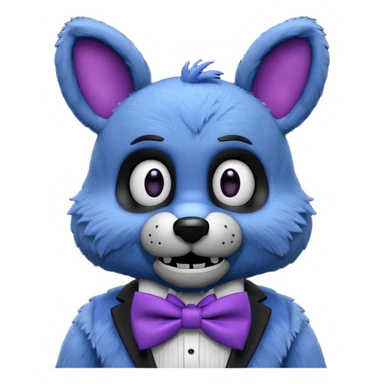 Bonnie(blue) from the Five Nights At Freddy's movie sticker