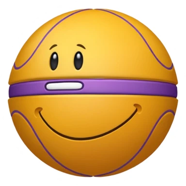 bola lgbtq+ roxo e branco sticker