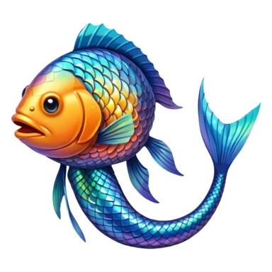 Just the fish's tail sticker