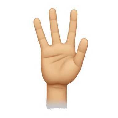 Serbian 3 finger hand emoji sticker