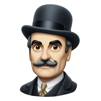 Hercule Poirot david suchet sticker