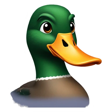Mal Mallard Duck sticker