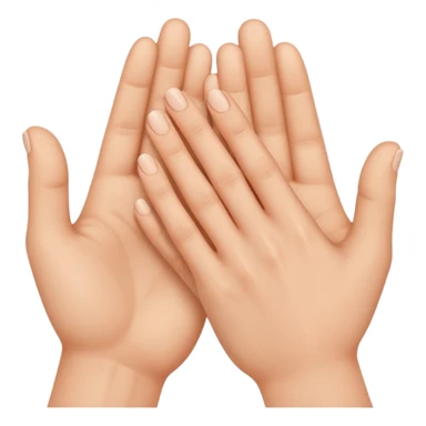 Two hands holding each other  sticker