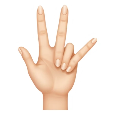 No not like this just one hand and just three fingers up sticker