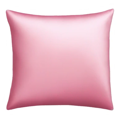 Pink satin pillow sticker