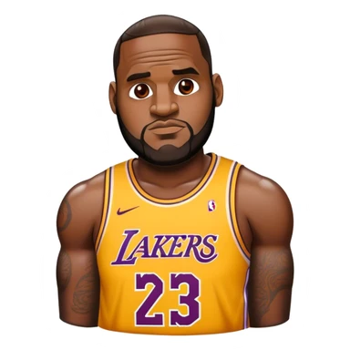 fat lebron james sticker