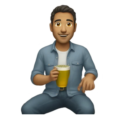 berkeley developer with yerba mate in hand sticker