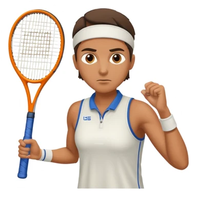tennis player sticker