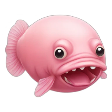 Blobfish sticker
