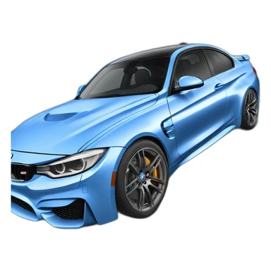 blue f80 m3 sticker