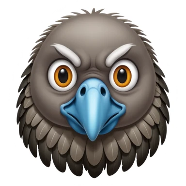 vulture but comical, like lurking but kind of dumb sticker