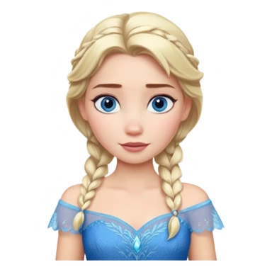 elsa frozen sticker