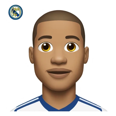 The footballer KYLIAN MBAPPÉ real madrid sticker