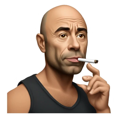 Joe Rogan smoking Cig sticker
