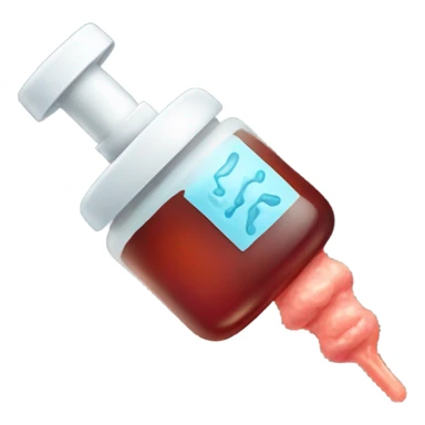 Intramuscular injection sticker