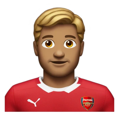 Arsenal red home shirt sticker