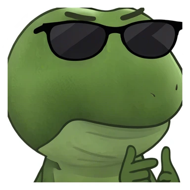 Emoji with eye bags under sticker