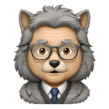 Professor wolf sticker
