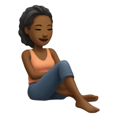 Women relaxing  sticker