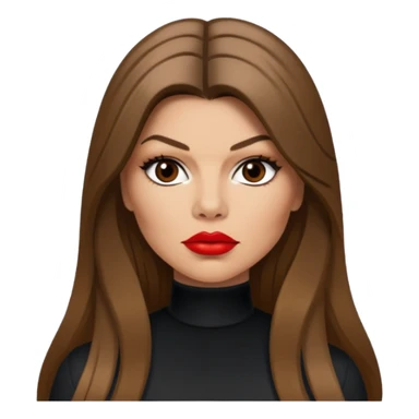 Fergie from Black Eyed Peas with long hair sticker