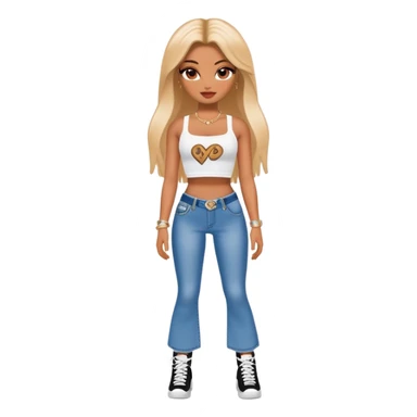 pretty y2k bratz baddie sticker