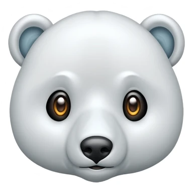 Puedes hacer un oso polar el cual este con un ojo cerrado y el otro abierto  sticker