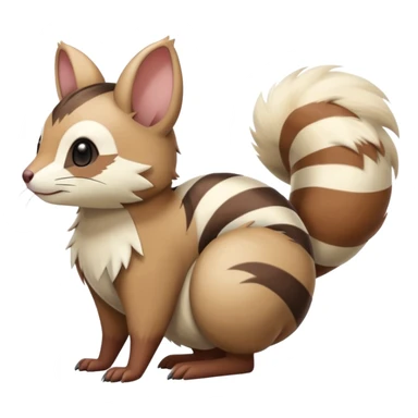 Furret-Linoone-Hybrid (Full body) sticker