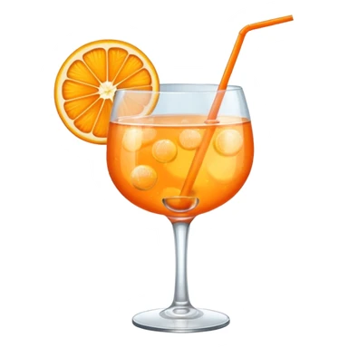 emoji spritz cocktail sticker