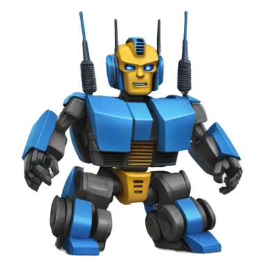 Transformer with antena sticker