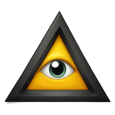 eye insid a triangle (MASONRY) sticker