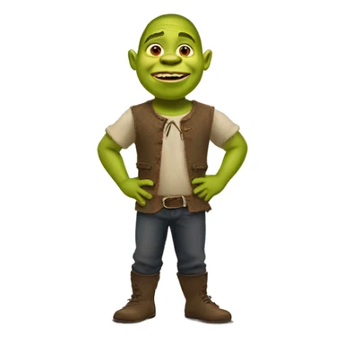 shrek kid sticker