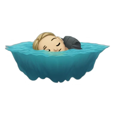 Drowning sticker