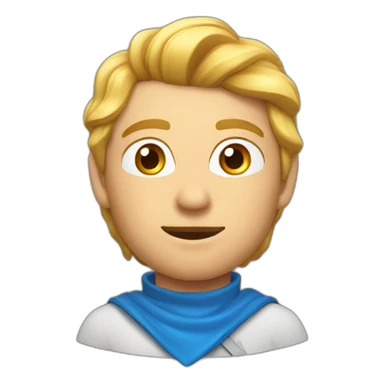 Flèche vers le haut drastique bleu sticker