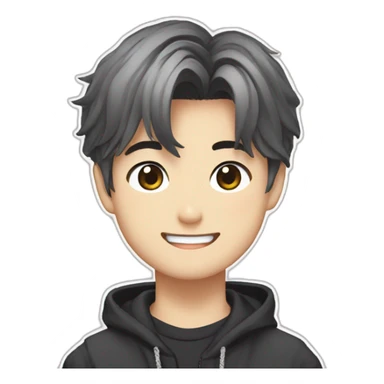 lee minho stray kids sticker