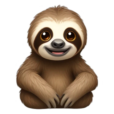Sloth sticker