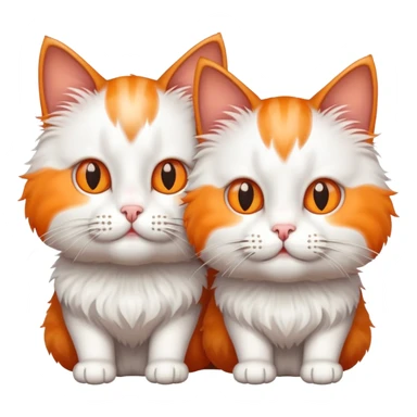 cat with two head sticker