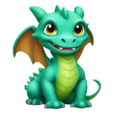 Baby dragon sticker