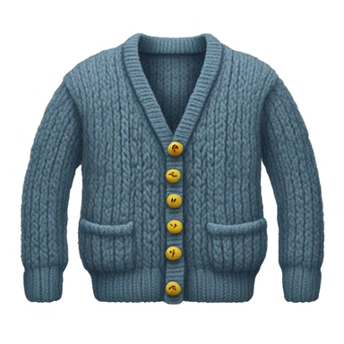 Knitted wool cardigan  sticker