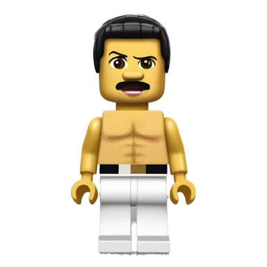 FREDDIE MERCURY lego full body sticker