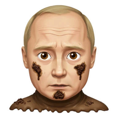 путин в какашках sticker