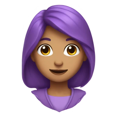 corazón lila sticker