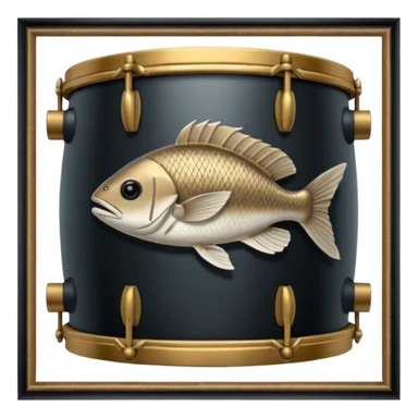 Black drum napoleonic sticker