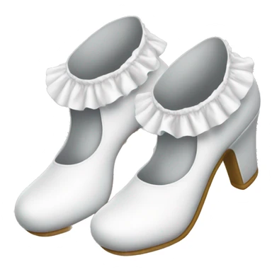 mary jane shoes and frilly white socks sticker