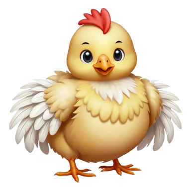 Baby silky chicken sticker