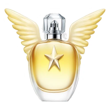mugler angel perfume bittle sticker