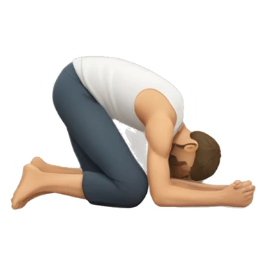 white men doing plank on yoga carpet sticker