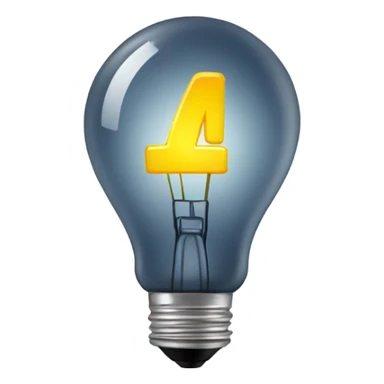 lightbulb euro sticker